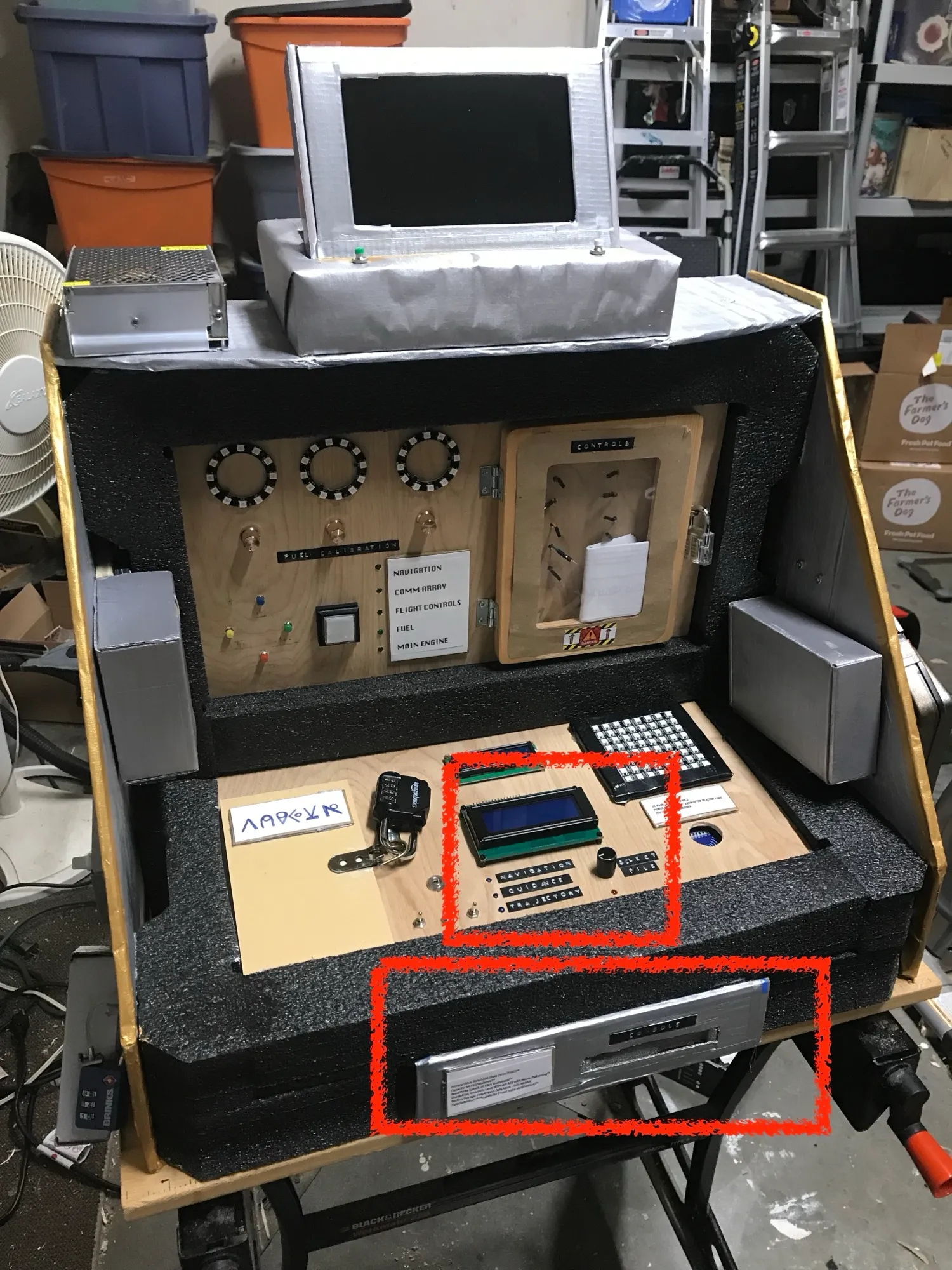 the panel placement